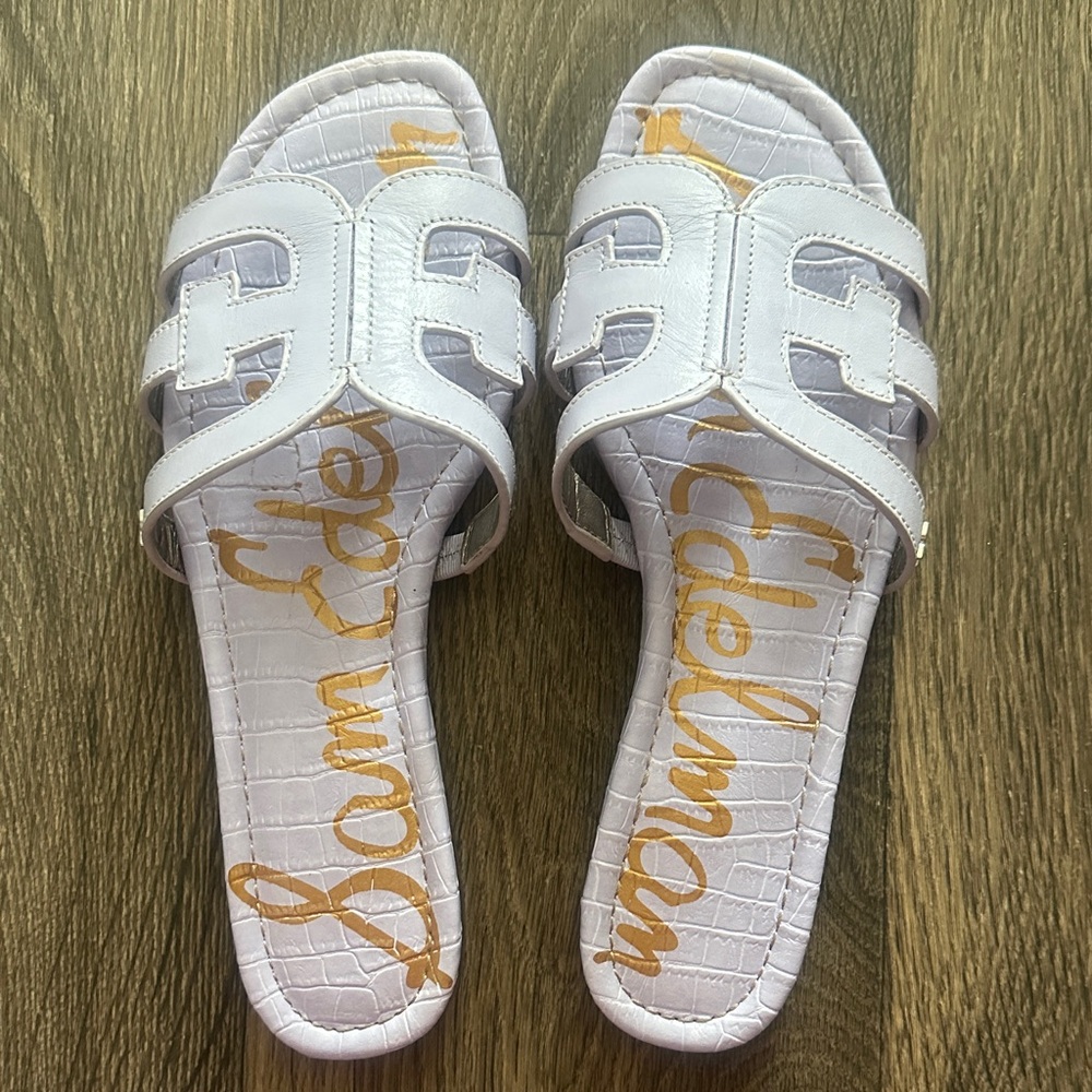 Sam Edelman light purple Slide Sandals